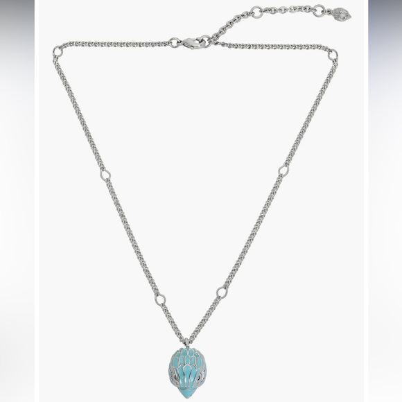 Kurt Geiger Jewelry - KURT GEIGER LONDON Blue Enamel Eagle Pendant Necklace